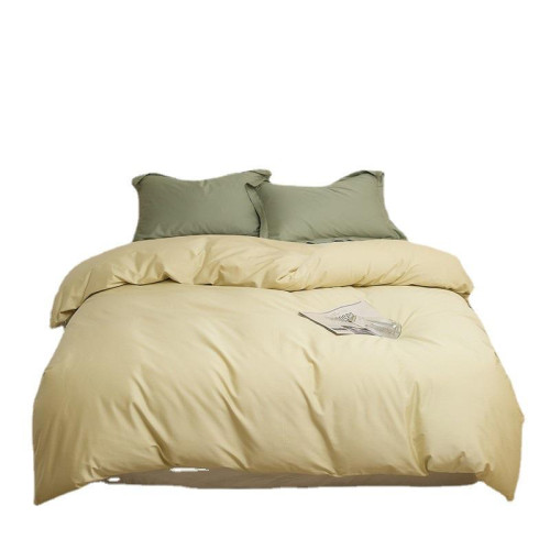 夏季100支長絨棉純色被套單件簡約1.5m1.8米床被罩單雙人