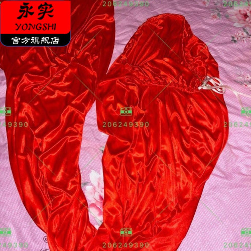 絲滑睡袋冰絲綢柔軟雙面光滑彈性抽繩式酒店旅行隔髒睡袋