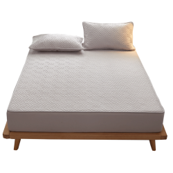 純棉床包單件夾棉加厚蓆夢思床墊保護罩防滑固定床套床罩乳膠墊套