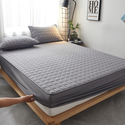 純棉床包單件夾棉加厚蓆夢思床墊保護罩防滑固定床套床罩乳膠墊套