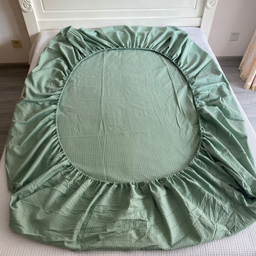 加厚蜂巢純棉床包單件全棉防滑透氣華夫格蓆夢思床墊套