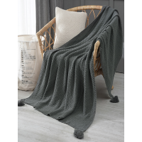 沙發毯子裝飾毯子辦公室午睡蓋毯針織毛線小毛毯拍照背景布床尾巾