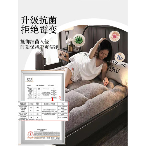 羊羔絨床墊軟墊家用墊子宿捨學生單人床褥子被褥鋪底冬季加厚墊被