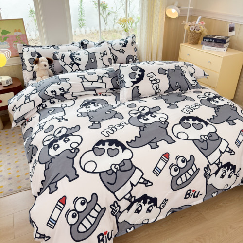 可愛床上四件套床單被套床包款床罩學生宿捨三件套水洗棉四季通用 可愛床上四件套床單被套床包款床罩學生宿捨三件套水洗棉四季通用