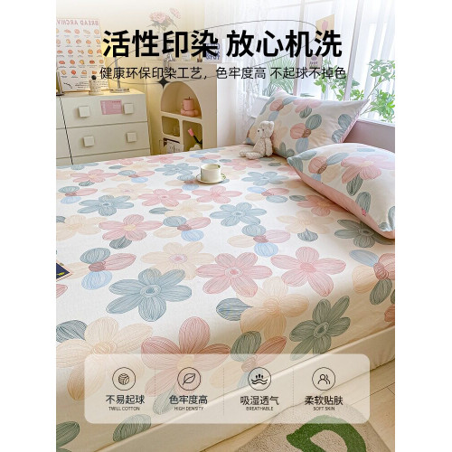 全棉床包單件純棉床罩蓆夢思床墊保護罩全包床單2025新款四季通用