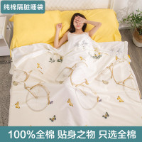 全棉旅行睡袋酒店隔髒睡袋純棉旅行睡袋隔髒床單賓館隔髒神器斜紋