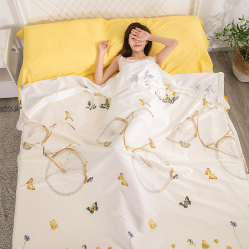 全棉旅行睡袋酒店隔髒睡袋純棉旅行睡袋隔髒床單賓館隔髒神器斜紋