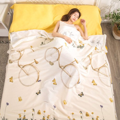 全棉旅行睡袋酒店隔髒睡袋純棉旅行睡袋隔髒床單賓館隔髒神器斜紋