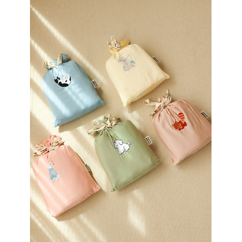 原創可愛新疆長絨棉睡袋旅行酒店隔髒純棉床單被套四件套出差可攜式