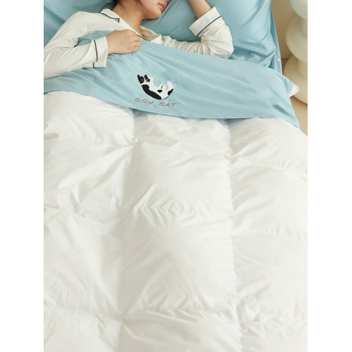 原創可愛新疆長絨棉睡袋旅行酒店隔髒純棉床單被套四件套出差可攜式