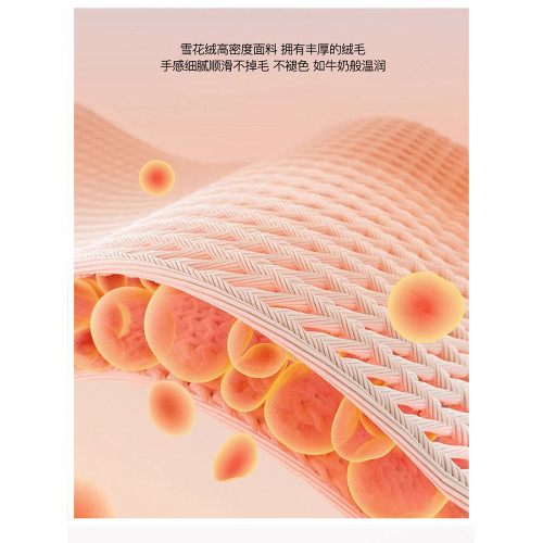 雙面加絨床包雪花絨床罩單件加厚珊瑚牛奶絨冬季床墊保護套防塵罩