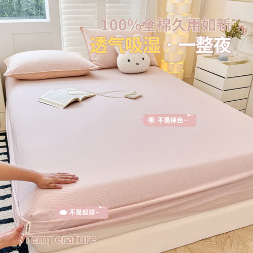 a類純棉床包2026新款四季通用全棉床罩床墊保護套罩單件冬季床套