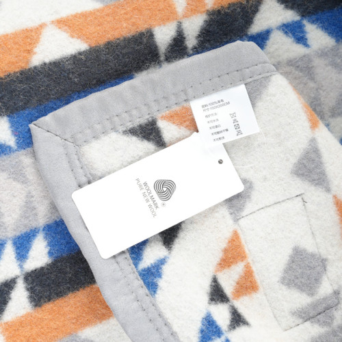 ZENHEO卓赫高毛含量羊毛毯戶外露營野餐加厚保暖墊蓋毯披肩可水洗