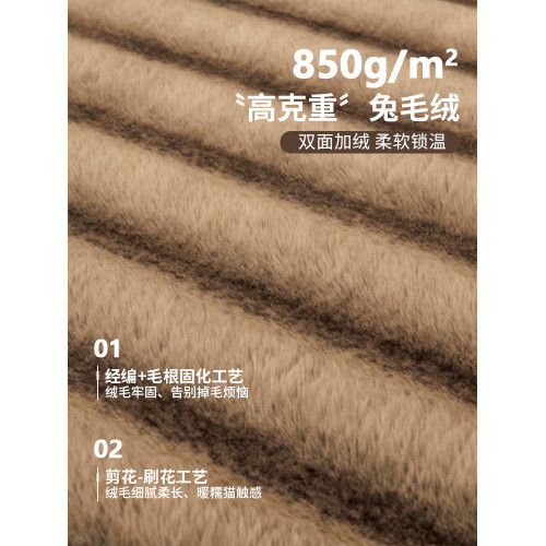 加厚850克/m2兔毛絨床包冬季加絨秋冬床單床墊保護罩牛奶絨珊瑚絨