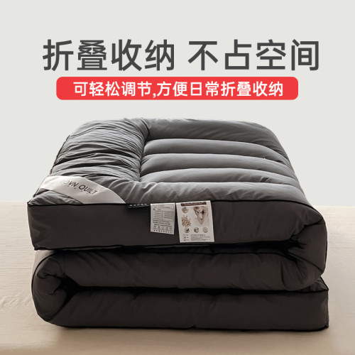 打地鋪神器家用可折曡床墊褥子榻榻米軟墊單人地上睡覺專用防潮墊