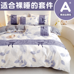 A類加厚磨毛四件套純棉新款床單被套床包宿捨三件套親膚全棉床品4