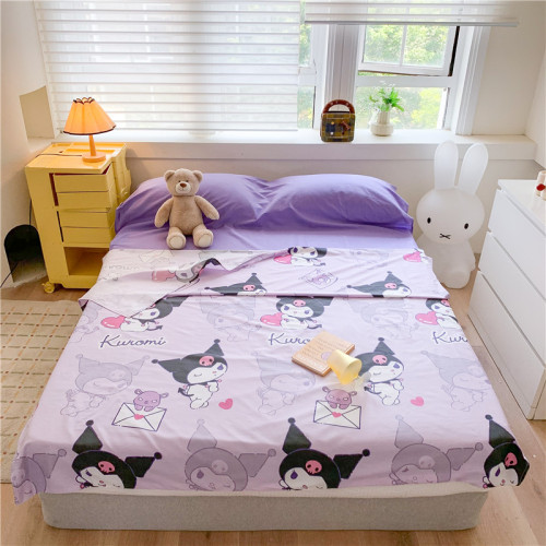 庫洛米純棉酒店隔髒睡袋單雙人可攜式一體全棉床單被套出差旅遊神器