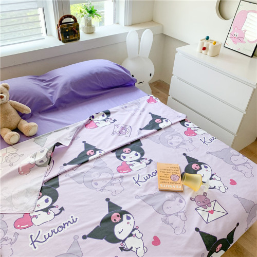 庫洛米純棉酒店隔髒睡袋單雙人可攜式一體全棉床單被套出差旅遊神器