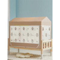 2025新款嬰兒拼接床蚊帳家用臥室全底兒童防摔矇古包遮光床上帳篷