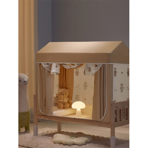 2025新款嬰兒拼接床蚊帳家用臥室全底兒童防摔矇古包遮光床上帳篷