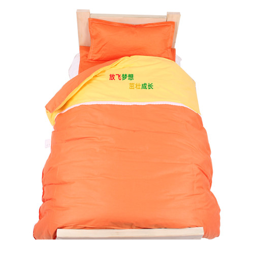 幼兒園被子三件套午睡加厚拼接被子母被純棉六件套小孩小被子床品