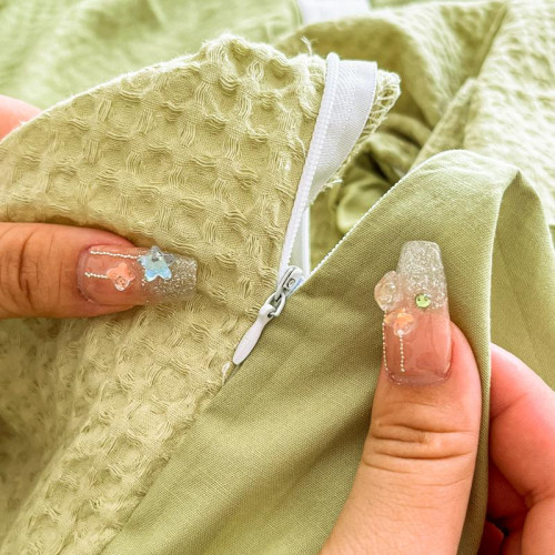 華夫格全棉酒店隔髒睡袋成人出差旅行純棉床單被套可攜式旅遊必備