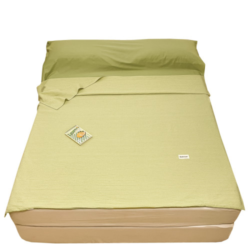 華夫格全棉酒店隔髒睡袋成人出差旅行純棉床單被套可攜式旅遊必備