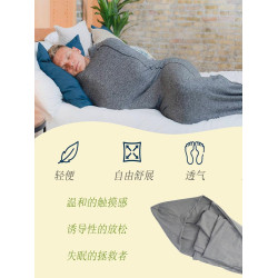 新款家居睡袋親子舒適休閒保暖移動睡衣艙家居服鯊魚睡袋旅行睡袋