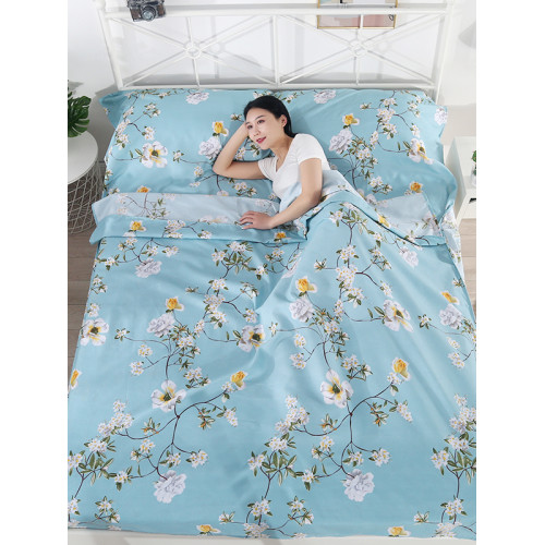 富歌娜睡袋旅行成人床單被罩三件套外出差可攜式臥鋪非全棉純棉