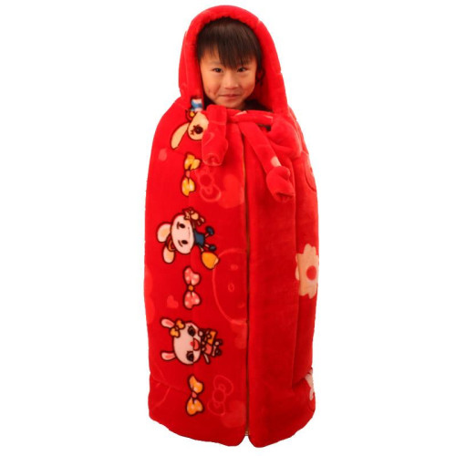 嬰兒專用抱毯加絨加厚秋冬外出新生嬰幼兒抱被毛毯睡袋兒童鬥篷寶