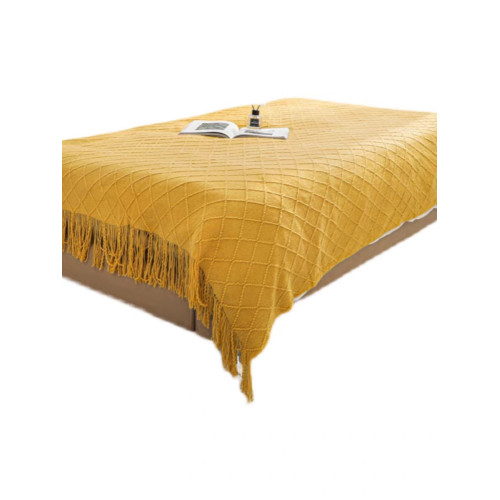 民宿酒店輕奢流蘇床尾巾歐式沙發毯賓館床旗床蓋公寓家用裝飾搭巾