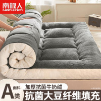 冬季床墊軟墊遮蓋物加厚加絨牛奶絨家用冬墊被床褥子學生宿捨單人