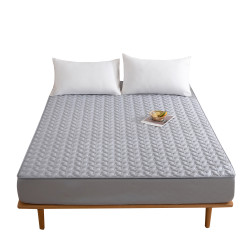 出口歐美純棉夾棉床包單件床罩抗菌防蟎蟲防滑蓆夢思保護罩床墊套