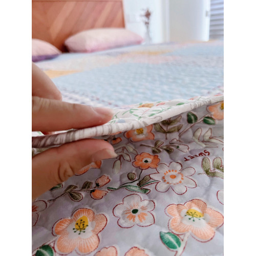 床蓋單件四季通用絎縫夾棉床單榻榻米床墊可水洗兩面可鋪炕單炕蓋