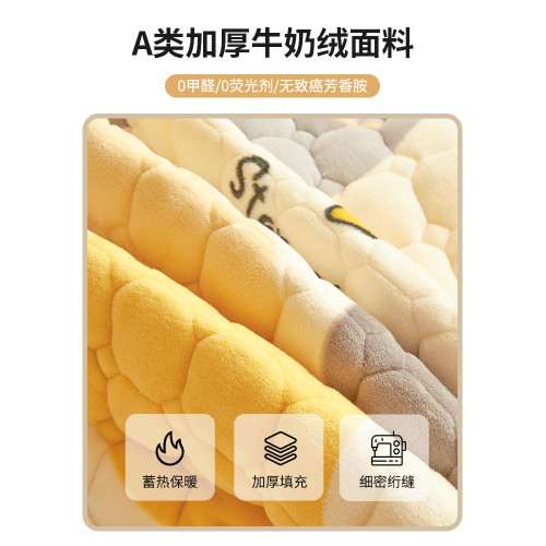 牛奶絨床墊軟墊家用臥室加厚墊被學生宿捨單人床褥墊毛毯鋪底褥子