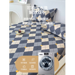 純棉床包100全棉2023年新款床包罩單件學生宿捨單人床墊套三件套