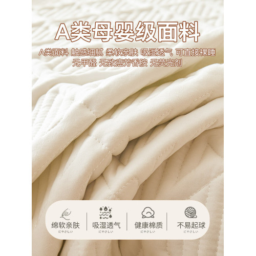 新款全棉夾棉床包罩純棉單件全包加厚床墊保護罩防塵床罩床單套罩
