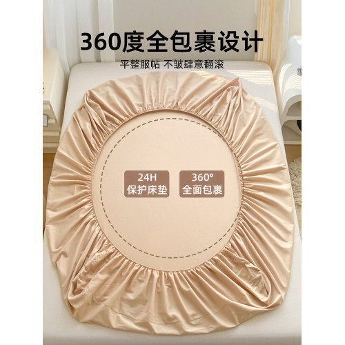 全棉床包單件100純棉床罩三件套2025新款四季通用床單保護床墊罩