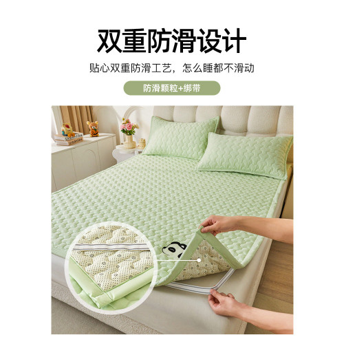 千功坊榻榻米床蓋三件套四季通用學生宿捨單人床單2025新款床墊褥