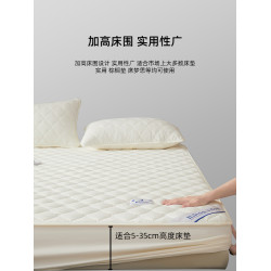 五星級酒店專用防水防汗隔尿床包抗菌阻蟎夾棉加厚全保床墊保護罩