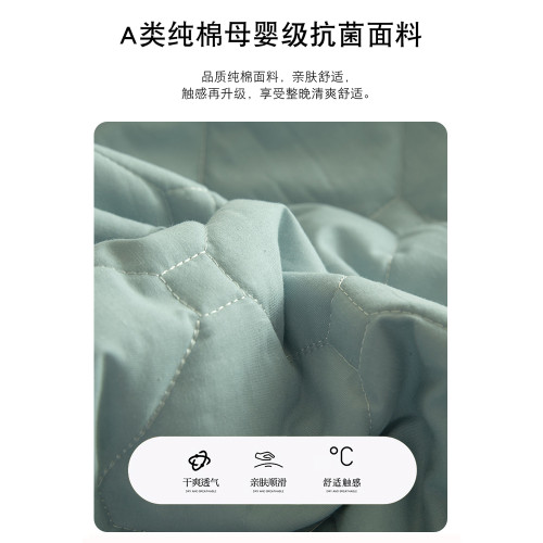 抗菌母嬰兒級全棉夾棉床裙單件100純棉床墊床罩三件套2026新款a類