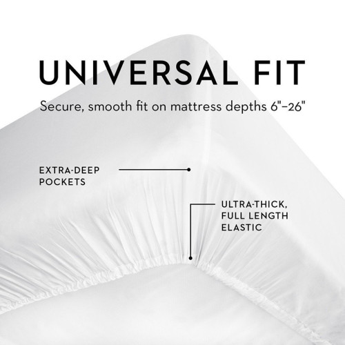 出口純棉床包床墊保護套全棉床罩純色白色斜紋蓆夢思保護罩