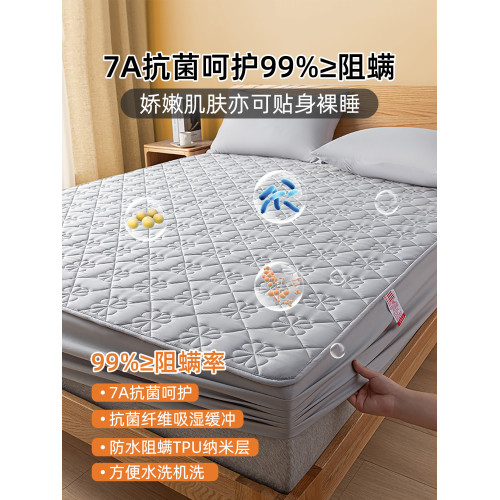 2025防水隔尿床包單件夾棉7A抗菌床墊保護罩四季通用床單床罩床套