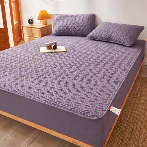 純棉床包單件夾棉全棉床罩蓆夢思床墊保護套罩全包防滑固定床套