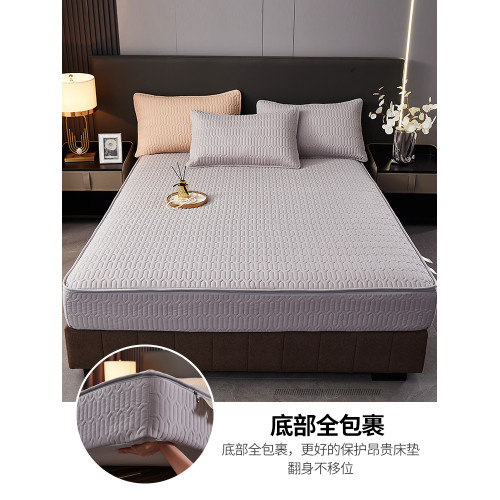 2026年新款六面全包拉鍊床包罩蓆夢思床墊保護套床罩防水加厚防滑