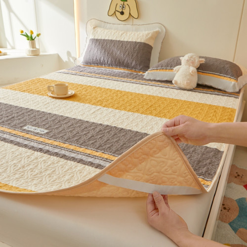 全棉夾棉防滑榻榻米床蓋單件可機洗絎縫床單三件套學生宿捨軟床墊 全棉夾棉防滑榻榻米床蓋單件可機洗絎縫床單三件套學生宿捨軟床墊