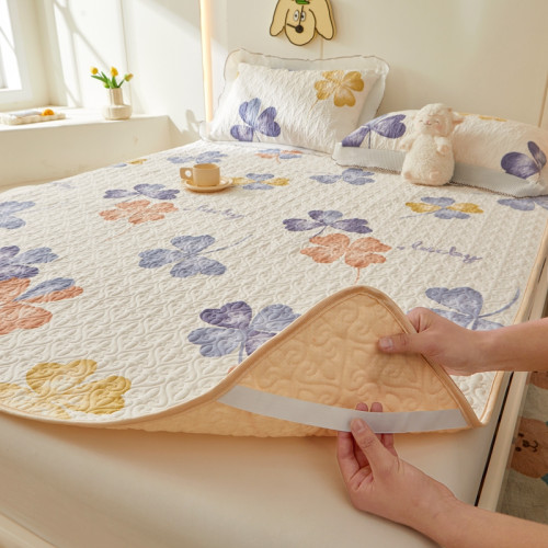 全棉夾棉防滑榻榻米床蓋單件可機洗絎縫床單三件套學生宿捨軟床墊 全棉夾棉防滑榻榻米床蓋單件可機洗絎縫床單三件套學生宿捨軟床墊