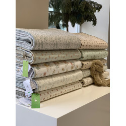 韓國大鵞雙面全棉床蓋單件純棉絎縫夾棉防滑床單鋪榻榻米床墊炕蓋