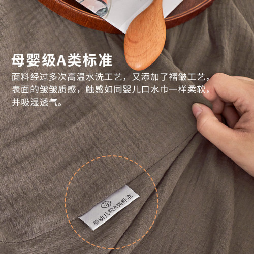 A類超柔 床包2025新款四季通用雙層紗純棉單件全棉床墊保護套床罩