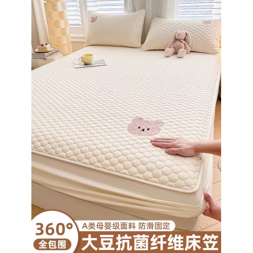 A類夾棉床包罩加厚全包防水隔尿床罩蓆夢思床墊保護罩兒童防塵套
